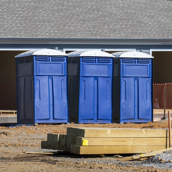 do you offer hand sanitizer dispensers inside the portable restrooms in Mercer